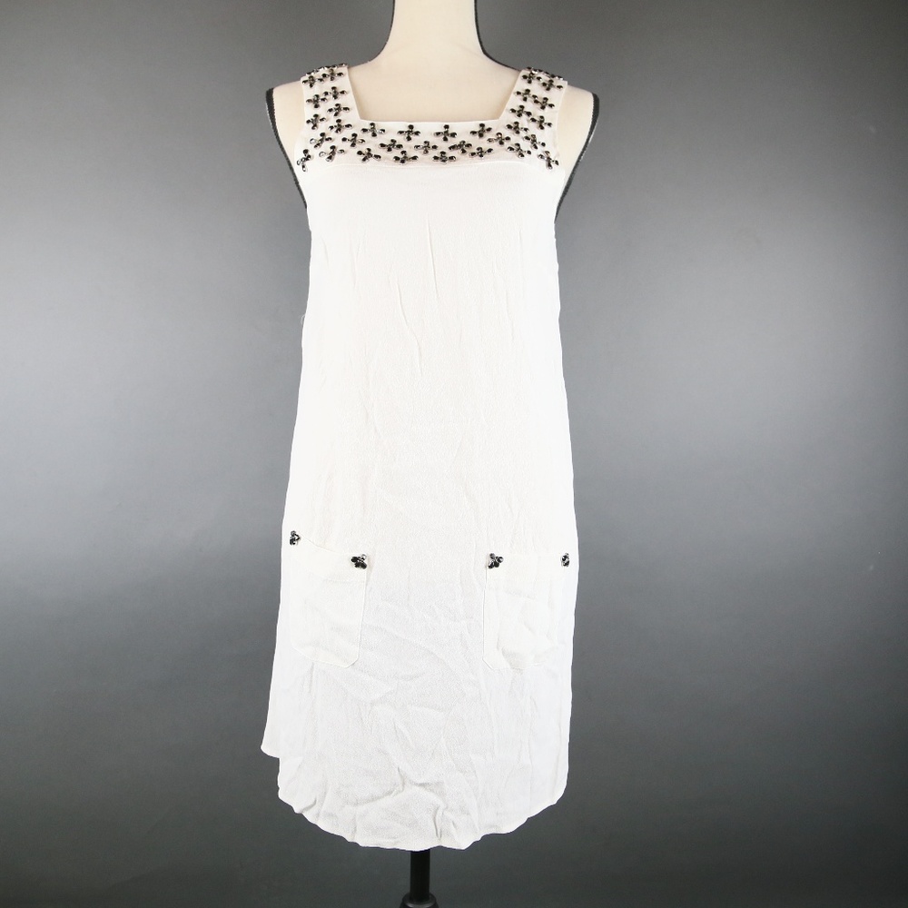 Cooperative White Mini Dress Size M